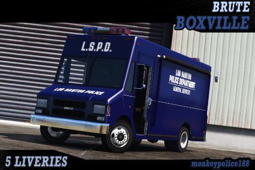 NOOSE / LSPD Police Boxville [Add-On | Liveries | Template]